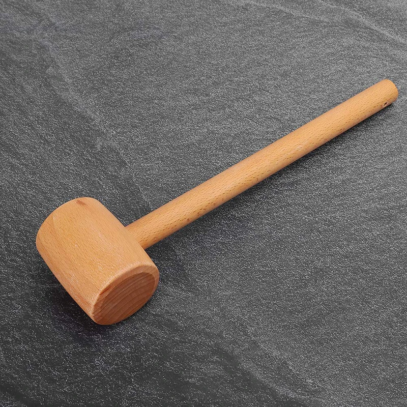 Mini Wooden Hammer Wooden Mallet Multi Purpose Diy Toy Hammer Handmade Beech Hammer Massage Hammer Carpenter Installation Tool