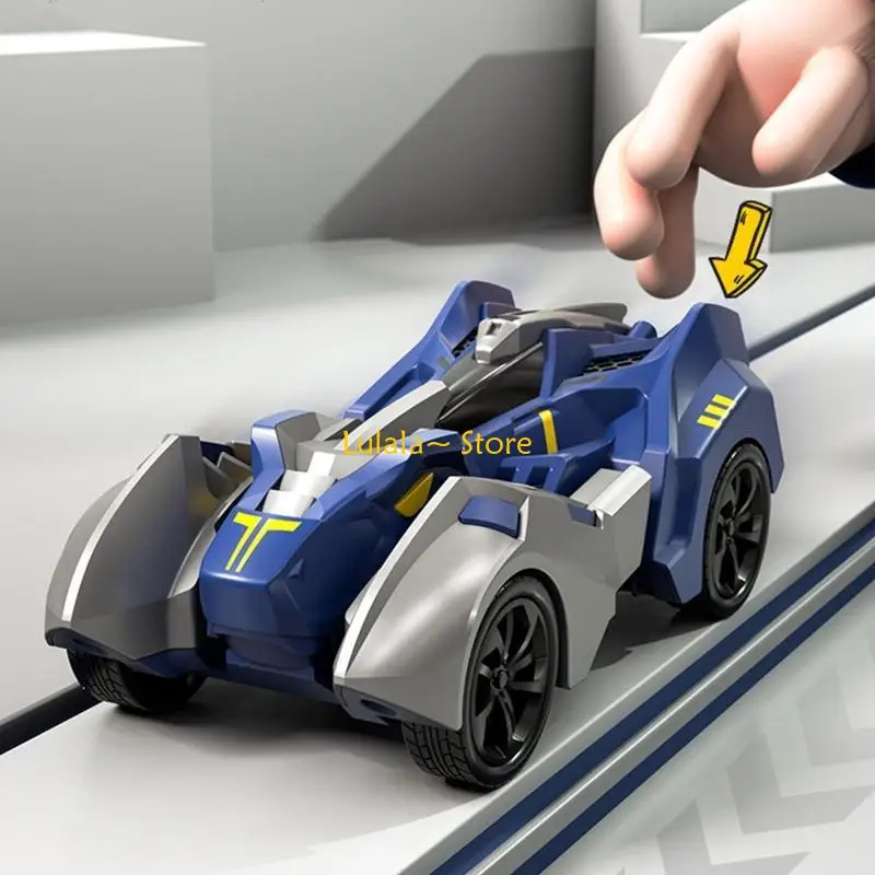 Y4QA-modelo dinosaurio deformable, coche juguete para niños, regalo, conducción automática, juguetes para niños pequeños