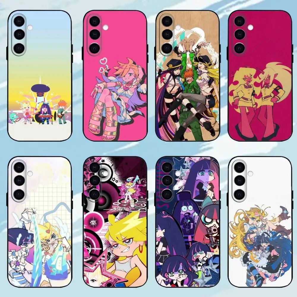 

Anime P-Panty & Stocking Phone Case For Samsung Galaxy A73,A72,A71,A70,A53,A52,A51,Others Soft Black Shell ll