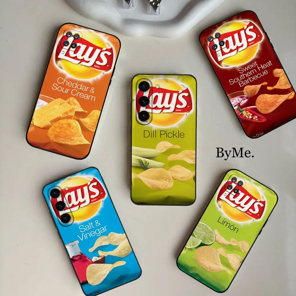 Potato Chips L-Lays Phone Case For Samsung Galaxy S21 S22 S23 S24ULTRA S25ULTRA FE Ultra Plus5G A52S S26 Soft Cover