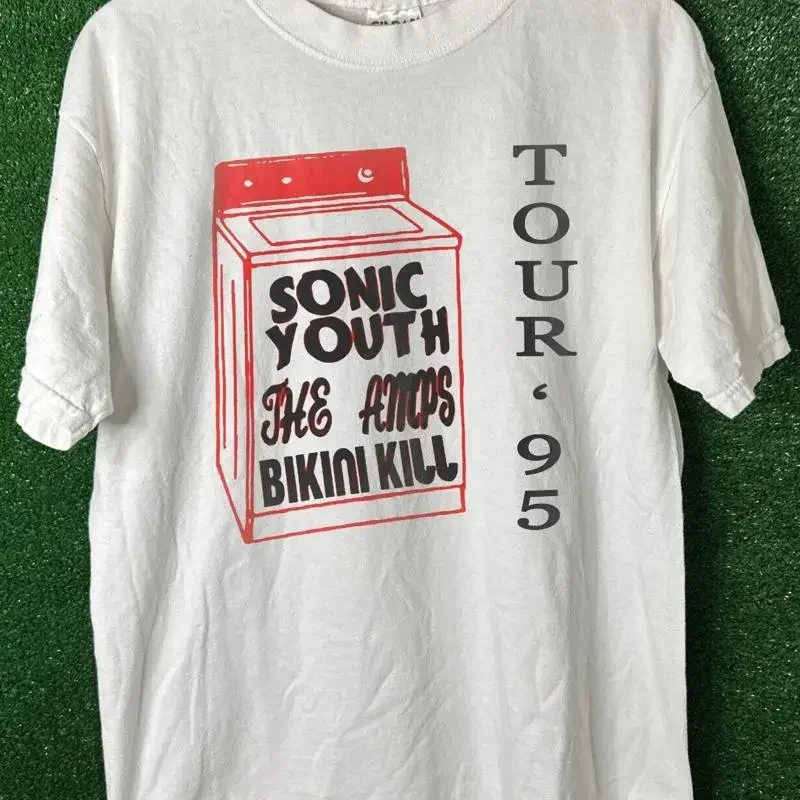 Sonic Youth Vintage Official 1995 Tour T Shirt Royal Blue Cover All Size S 5XL