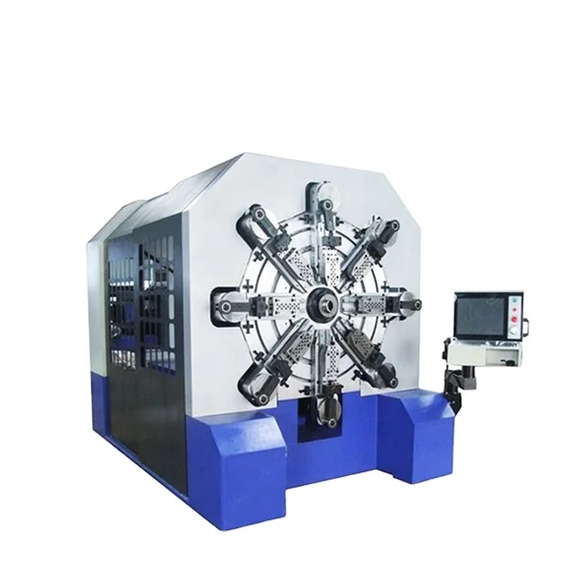 CNC automatic camless 12 axis spring machine spring forming machine for wire diameter 1.4-4.5 mm