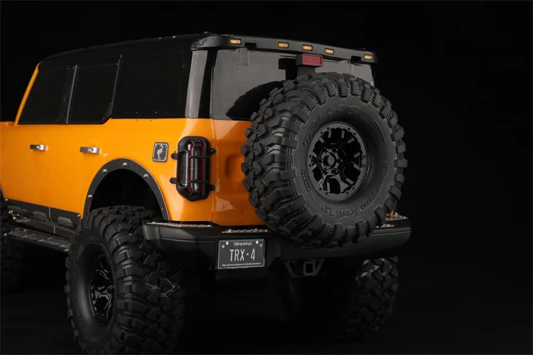 Per Trax/como Trx4 92076-4 Bronco Doppio Tubo In Nylon Simulazione Serbatoio Carburante Tubo Di Scarico In Metallo