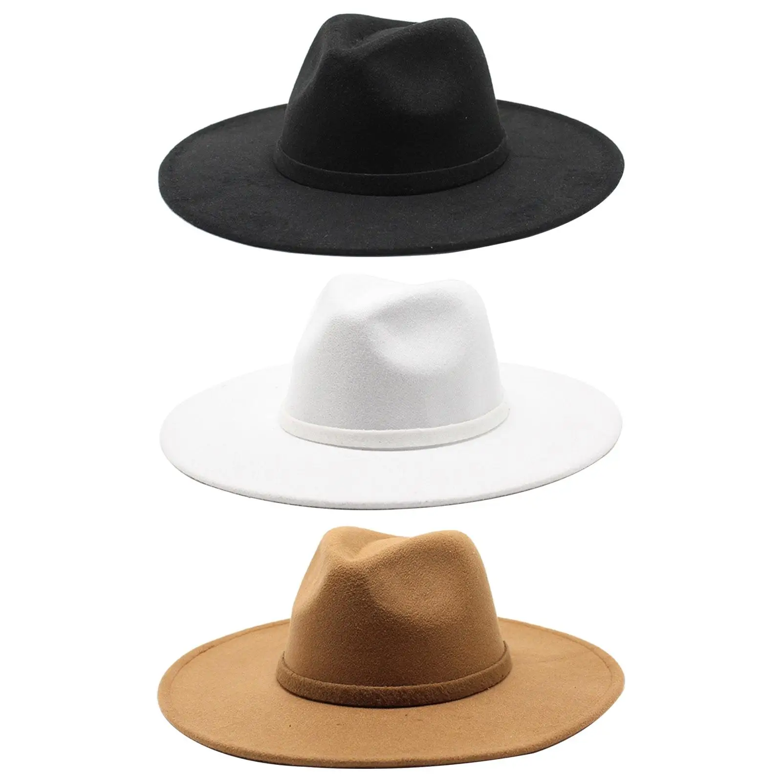 Wide Brim Hat Top Hat Women Cosplay Bridal Engagement Party Dress Up Aesthetic