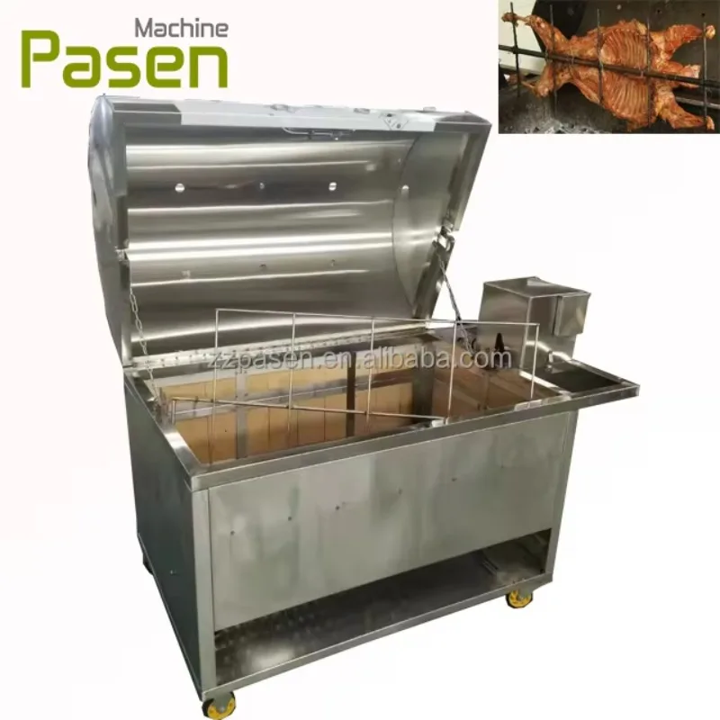 Charcoal Grill Chicken Rotisserie Barbecue Charcoal Kabeb Grill Machine Brazilian Churrasco Machine Restaurant Brazilian Burner