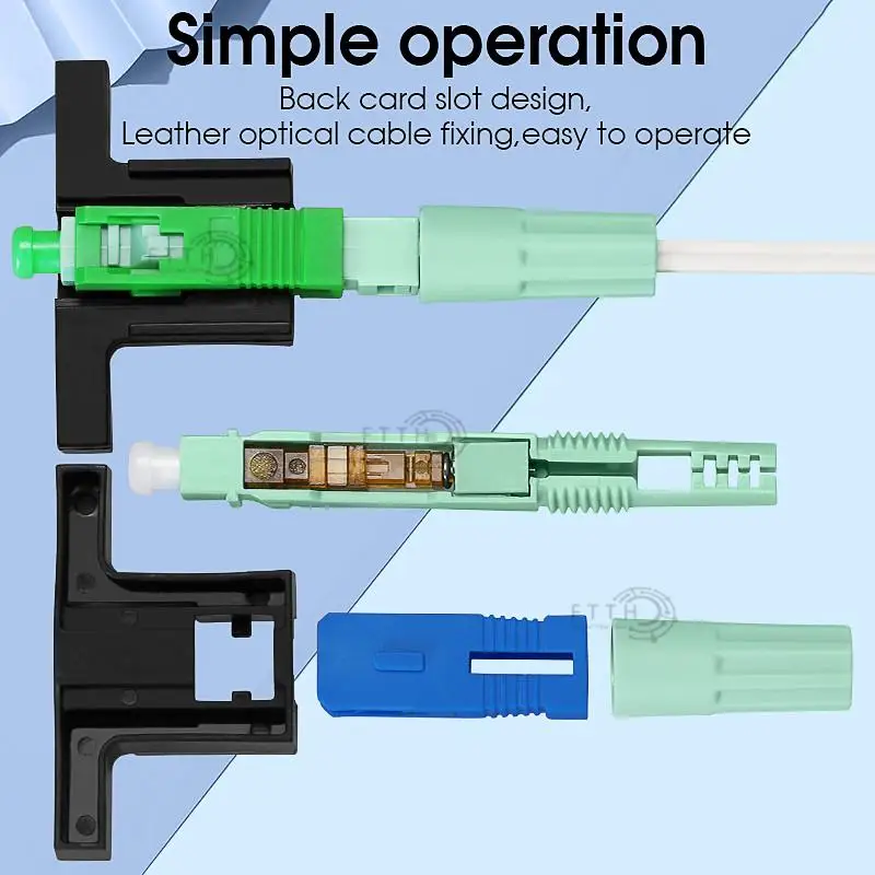 Imagem -03 - Conector Rápido sc Upc 58 mm Modo Único Ferramenta Ftth Frio Fibra Óptica