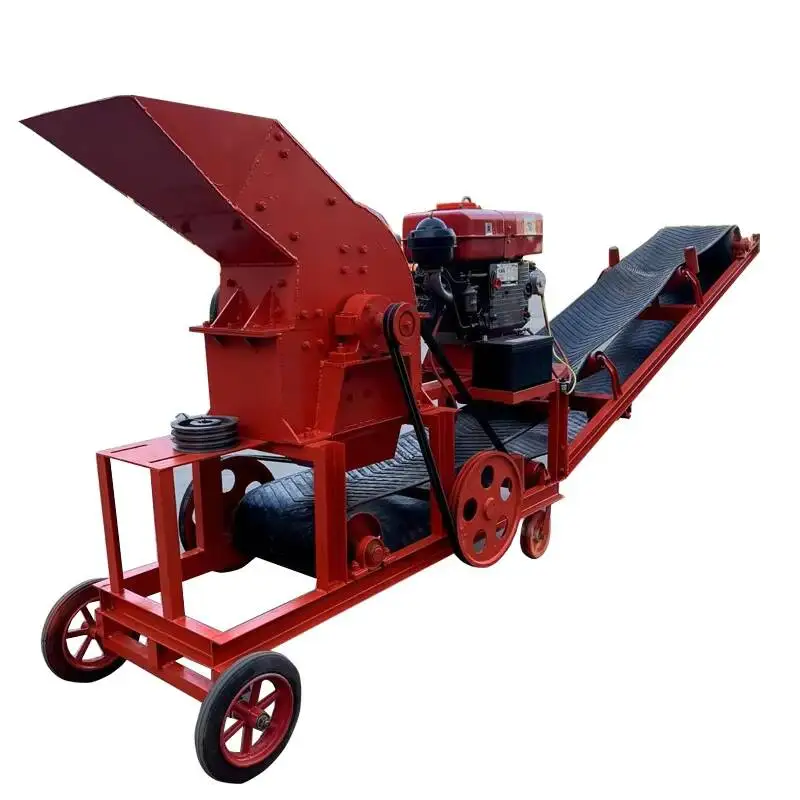 High-efficiency coal and ore grinder, hammer mill crusher equipment, ore and rock crusher