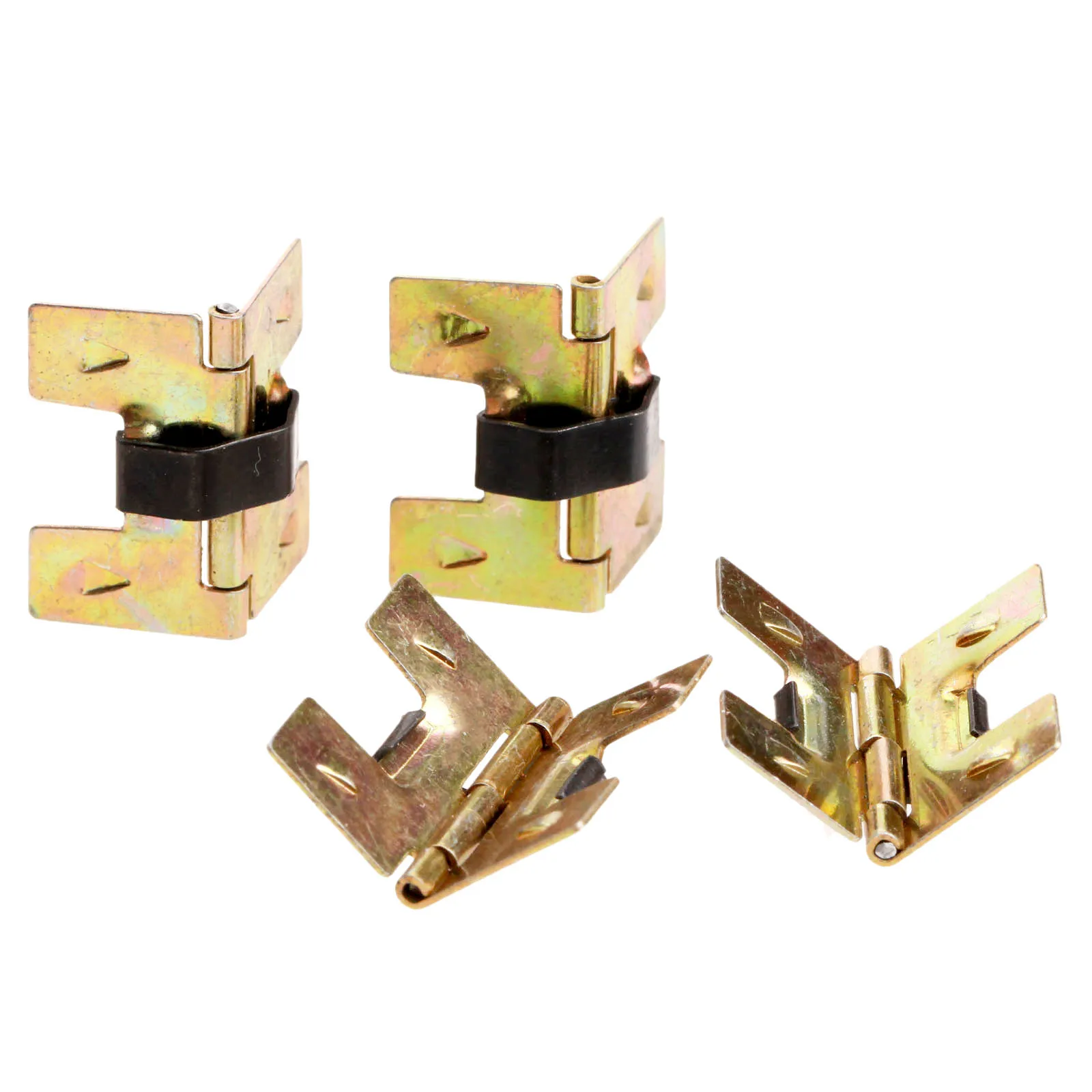 40Pc Vintage Mini Self-Closing Spring Hinges For Jewelry Glasses Box Cabinet Wooden Gift Box Decorative Hinge Furniture Fittings