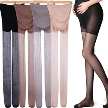 Leggings de maternité réglables, vêtements de grossesse, pantalons de maternité, collants pour femmes enceintes, bas en soie, vêtements de maternité, 1 pièce