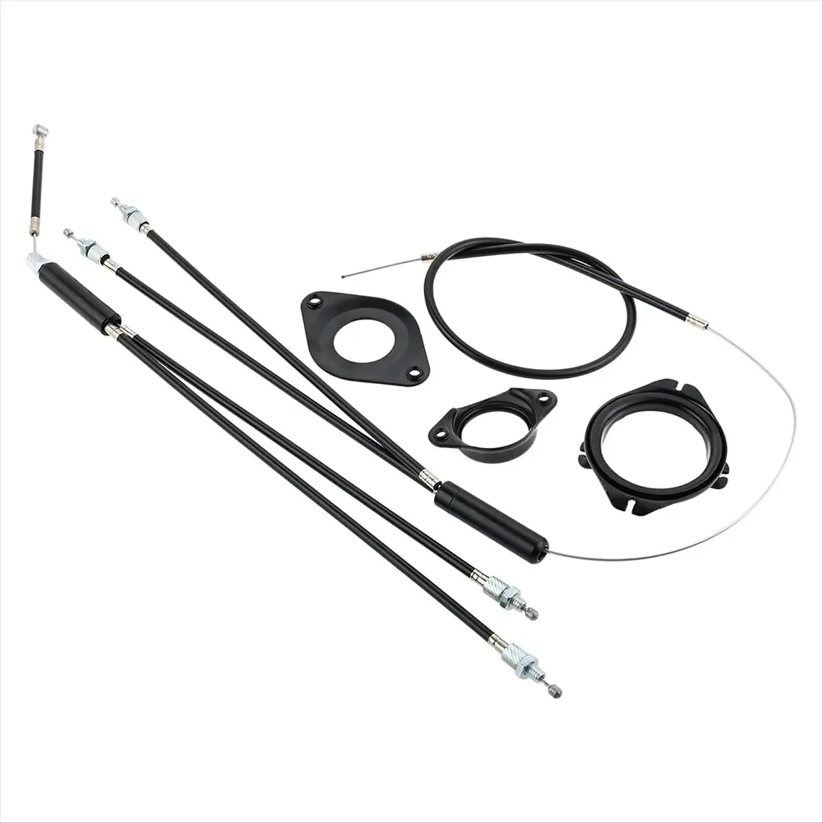 L79A Bike Gyro Brake Cables Front + Rear (Upper + Lower) with Spinner Rotor Kit, for Gyro Systems and 20inch Bikes