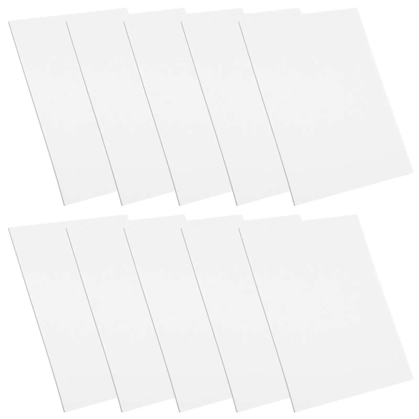 

10Pcs Foam Core Board Blank Heavy Duty Foam Sheet for DIY Decor Painting Sculpting Cosplay Props Activities and Hobby