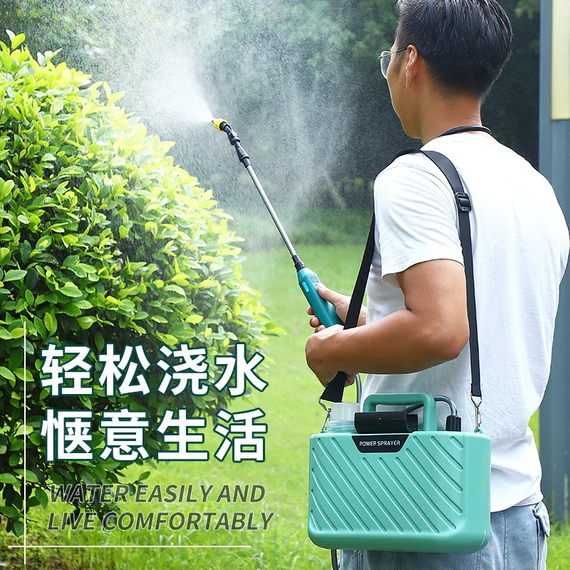 

Suitable forShoulder type small electric sprayer, medicating, watering flowers, disinfecting and watering, portable 5L rechargea