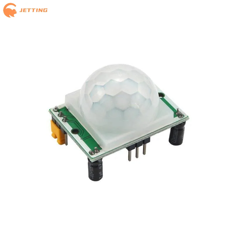 (New) 1Pcs HC-SR501 Sensor Adjust IR Pyroelectric Infrared PIR Human Infrared Motion Detector Module For For Raspberry Pi + Case