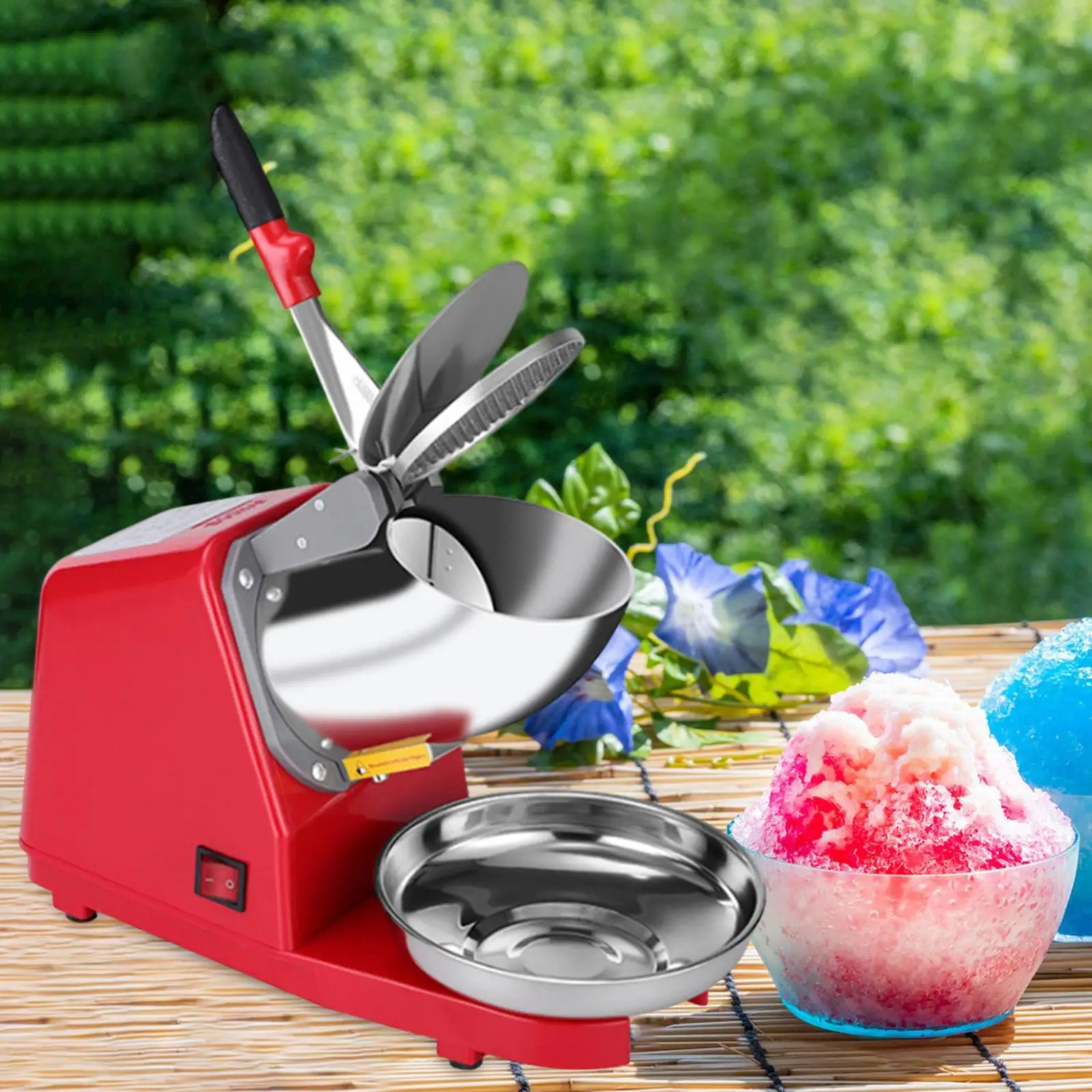 

Shaved Ice Machine 2200R/Min Ice Crusher for Home & Commercial Use Party Bar