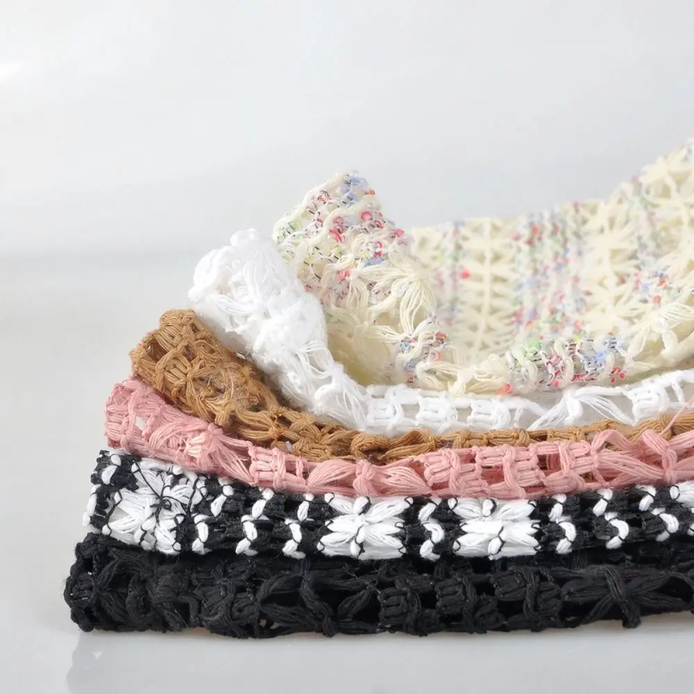 Summer Thin Lace Beanie Cap Women Breathable Mesh Hollow Bonnet Elastic Sun Protection Headwear Stylish Slouchy Casual Hat Gear - view 3