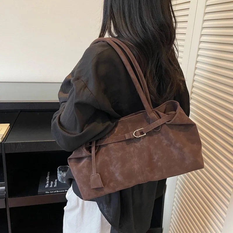 

High End Fashionable Bag for Ladies Classic Elegant Leather Casual Simple Vintage Style Women Messenger Crossbody Bag