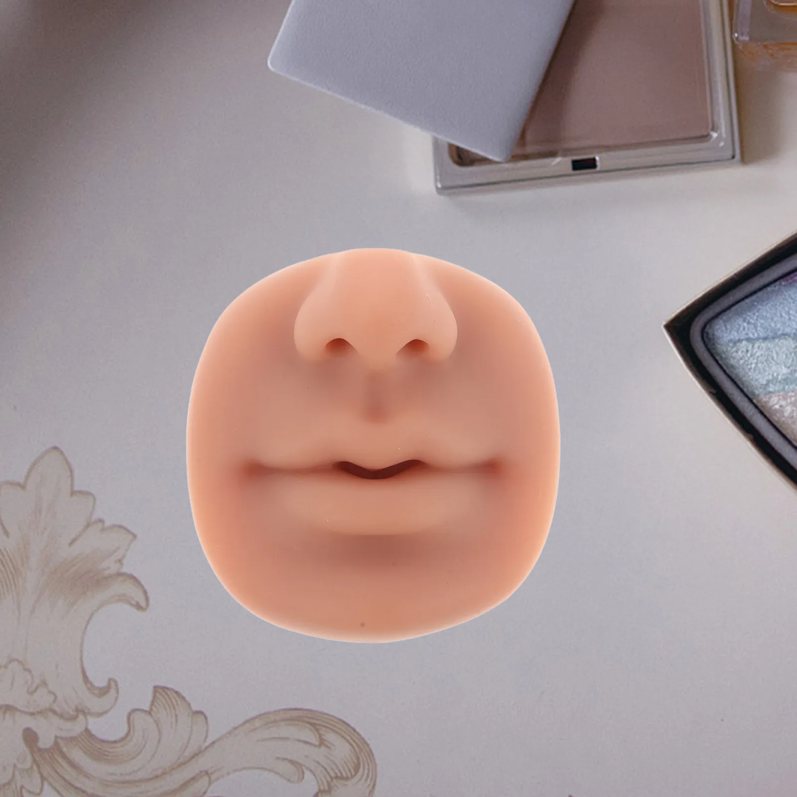 

Artificial Silicone Lips Practice Human Mouth Tattoo Accessory Silicone Body Part Piercing Supply Tattoos Lip Tattoos Accessory