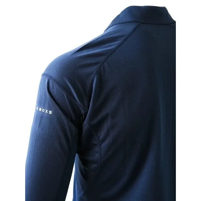 Quick Dry Breathable Outdoor Men's Lightweight Comfortable Half Zip Long Sleeve T-Shirt Base Layer Shirt Casual Style