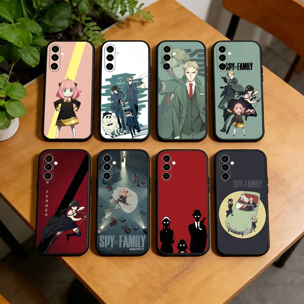 The F-Forger Family-y Phone Case Black Silicone Soft For Samsung Galaxy A73,A72,A71,A70,A53,A52,A51