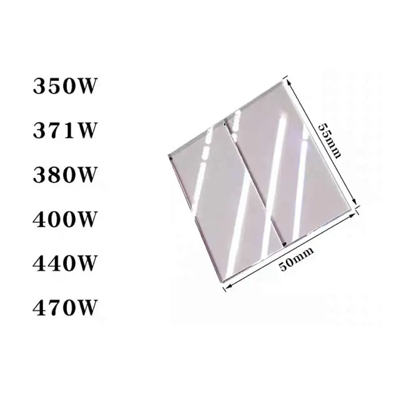 4PCS/LOT 350W371W380W400W440W470W 50mmx50mm UV Heat Filter Insulation Piece Heat Resisting Sheet Glass