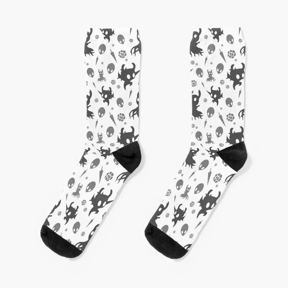

VOID Hollow Knight Pattern Socks heated snow compression cartoon Men Socks Luxury Brand Women's
