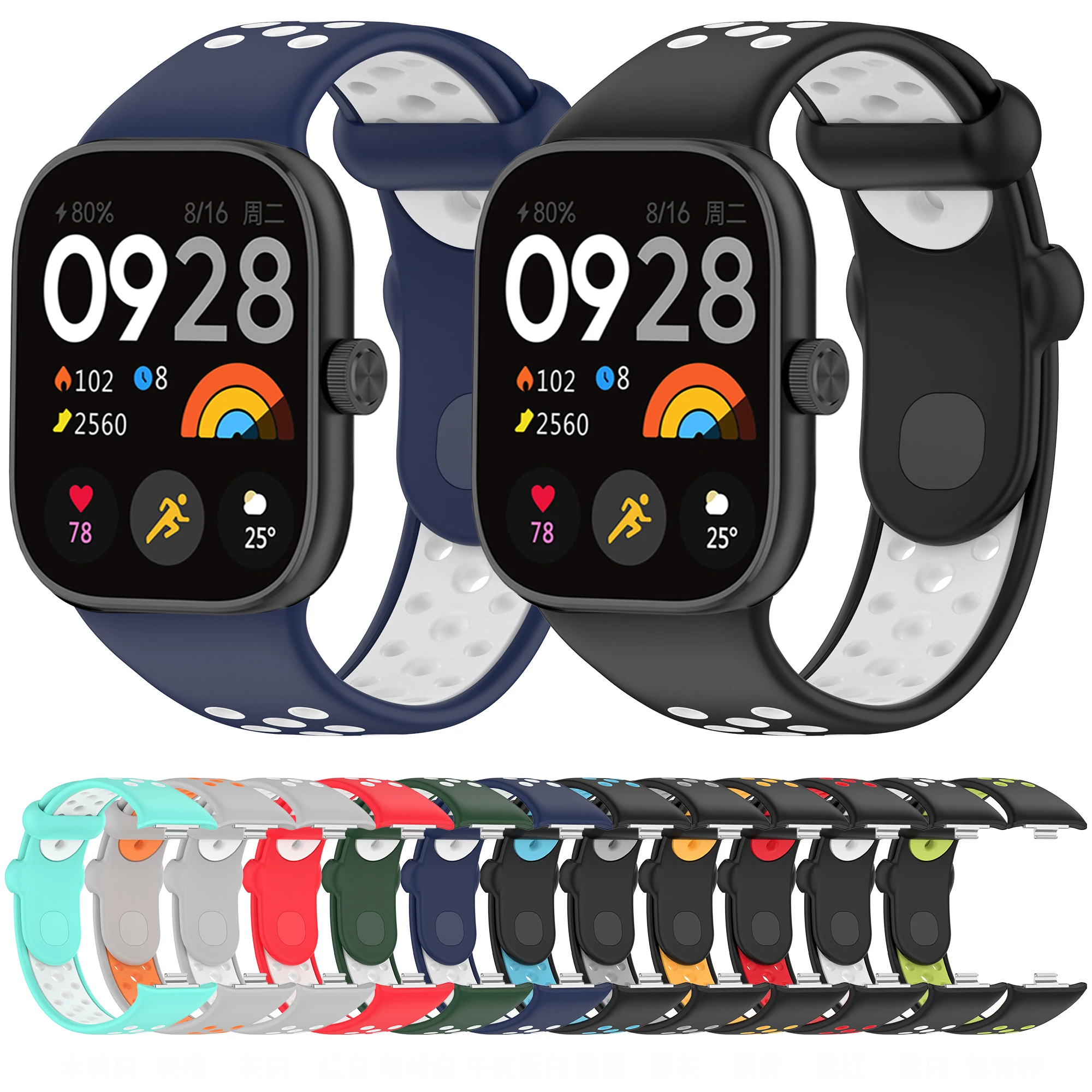 Correa de silicona para Xiaomi Redmi Watch 4, Correa de repuesto ajustable para reloj deportivo, pulsera para Redmi Watch 4