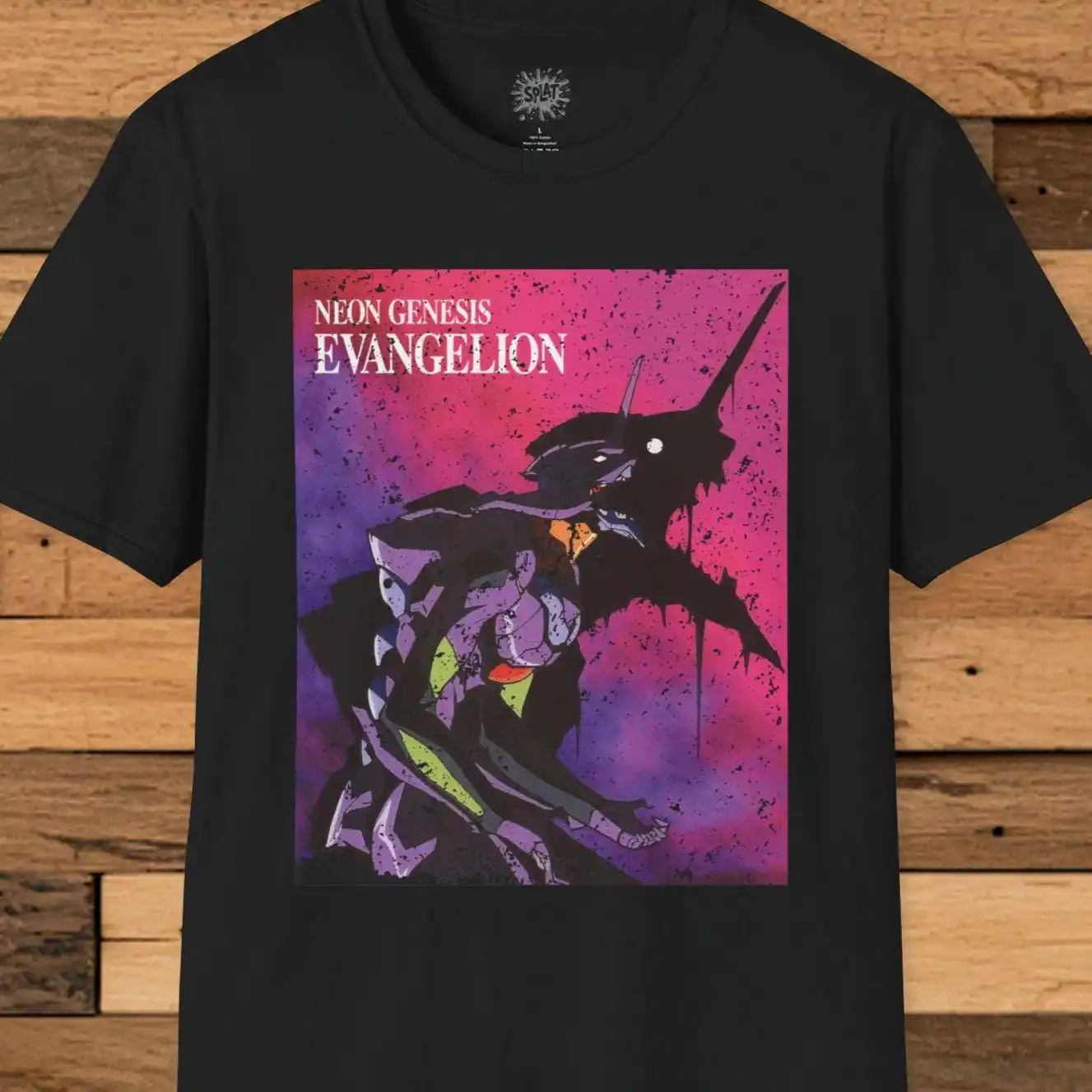 Neon Genesis Evangelion Anime Unit 01 Printed T-shirt Men's and Women's T-shirt Men's Top Sports T-shirt 2026 Summer New Tee