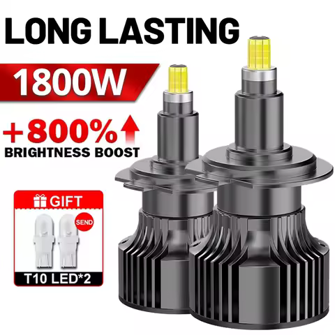 H7 Car LED Headlight Bulb CANBUS 360 for Projector Lenses 1800000LM H11 H1 H3 H8 HB3 9005 HB4 9006 Hir2 9012 LED Fog Light 6500K