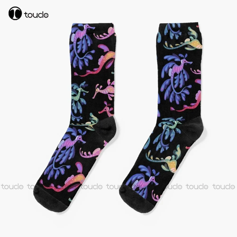 Sea Dragons Socks Boy Socks Personalized Custom Unisex Adult Teen Youth Socks 360° Digital Print Halloween Christmas Gift