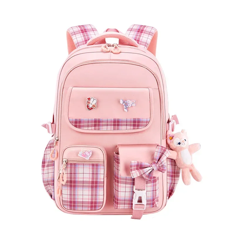 Disney Star Dailu cute new large-capacity lightweight ridge backpack wear-resistant dirt-resistant sweet student schoolbag