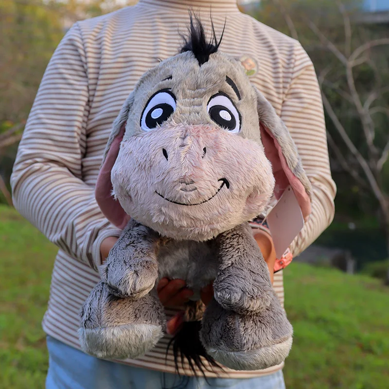 26cm Fluffy Cartoon Eeyore Plush Dolls Kawaii My Friends Tigger And Pooh Stuffed Toys Cute Things Gift For Children 7 To 8 Years