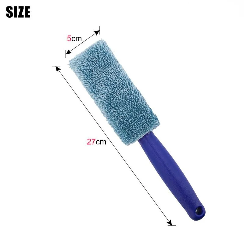 Car Microfiber Wheel Tire Rim Brush Car Wash Car Cleaning Accessories Cleaning Tool   limpieza coche