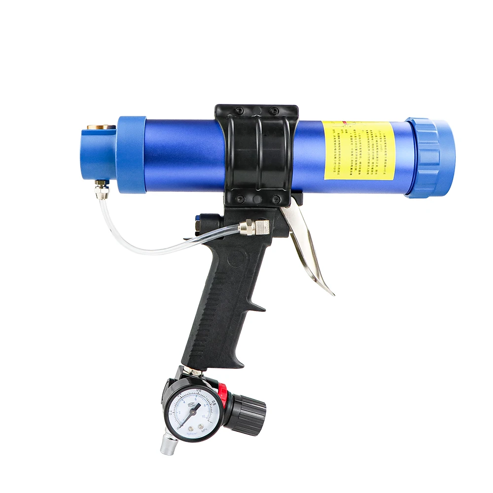 310 Ml Pneumatic Air ปืนกาว,กาวปืนเครื่องมือปรับความดันปืนกาวใช้สำหรับอ่างอาบน้ำและ Aquarium Grouting เครื่องมือ