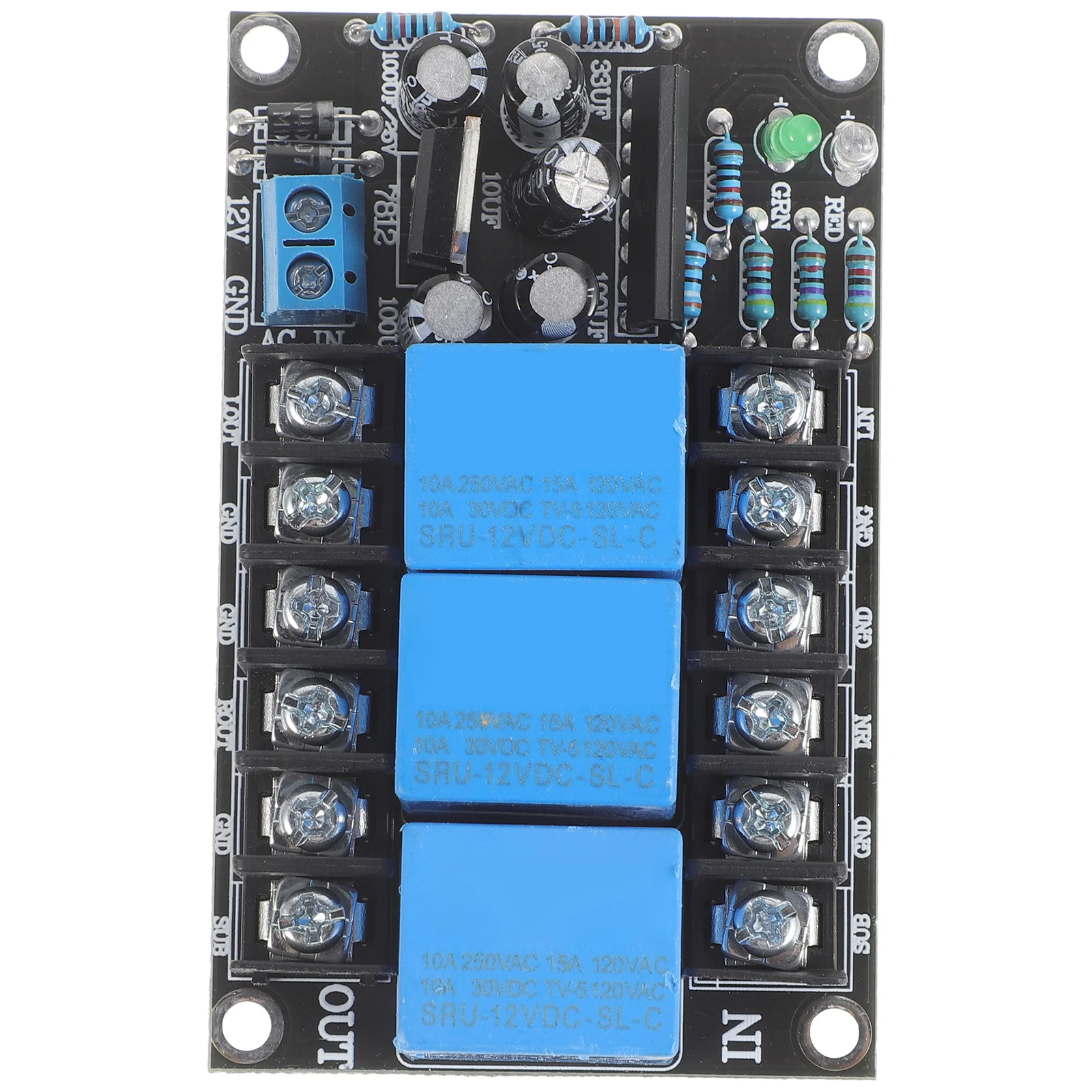 

Amplifier Board Stereo Module Board 16mm Thick Durable Relay Protection Home Audio Digital Power Amplifier Module