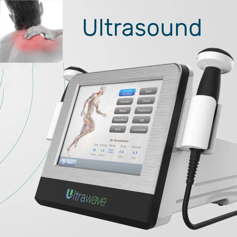 

Double Channel Ultrasound Therapy Therapeutic Ultrasound Physical Therapy Device