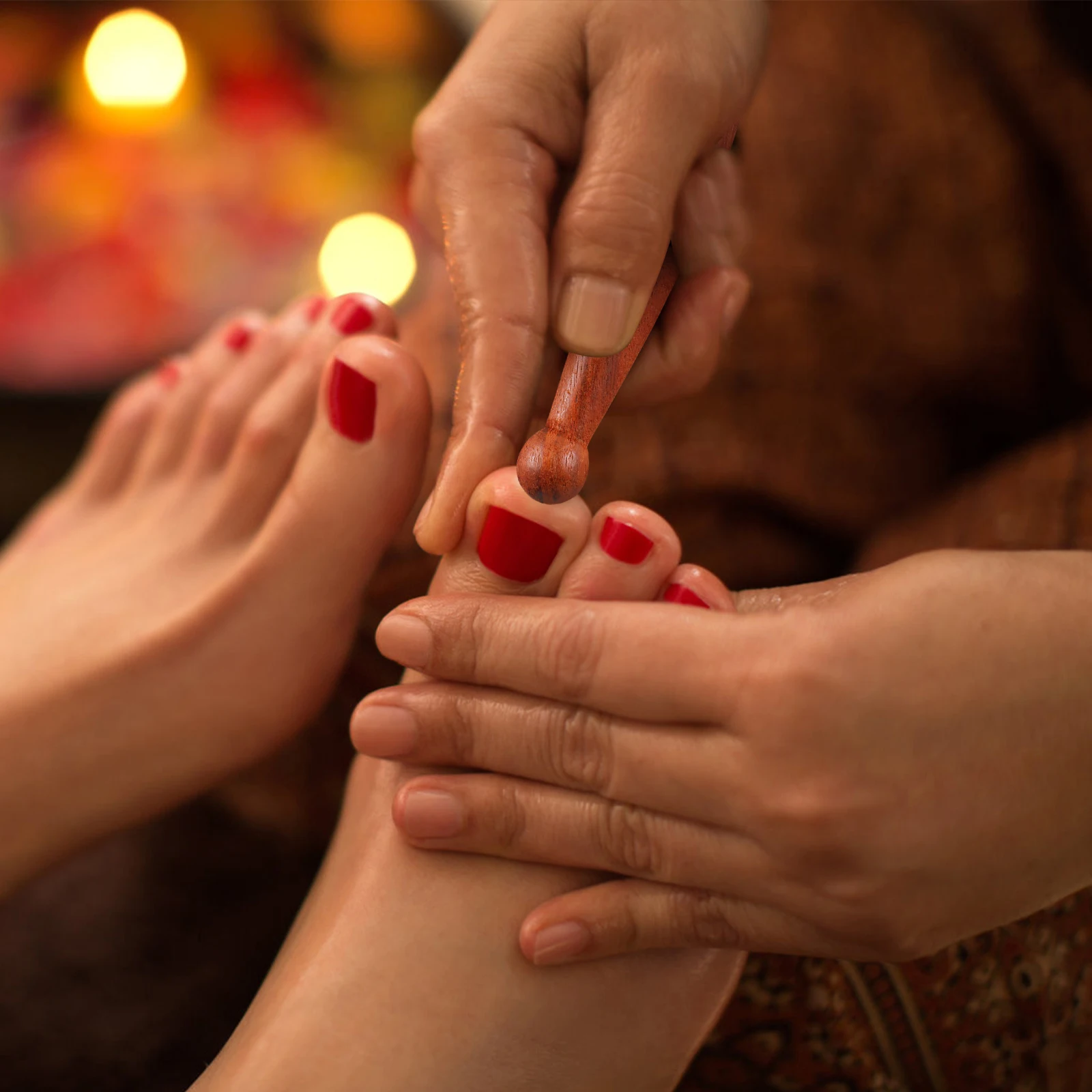 

Acupressure Pen 3Pcs Wooden Massage Rods for Body Pain Relief Foot Therapy Trigger Point Massager Wooden Roller