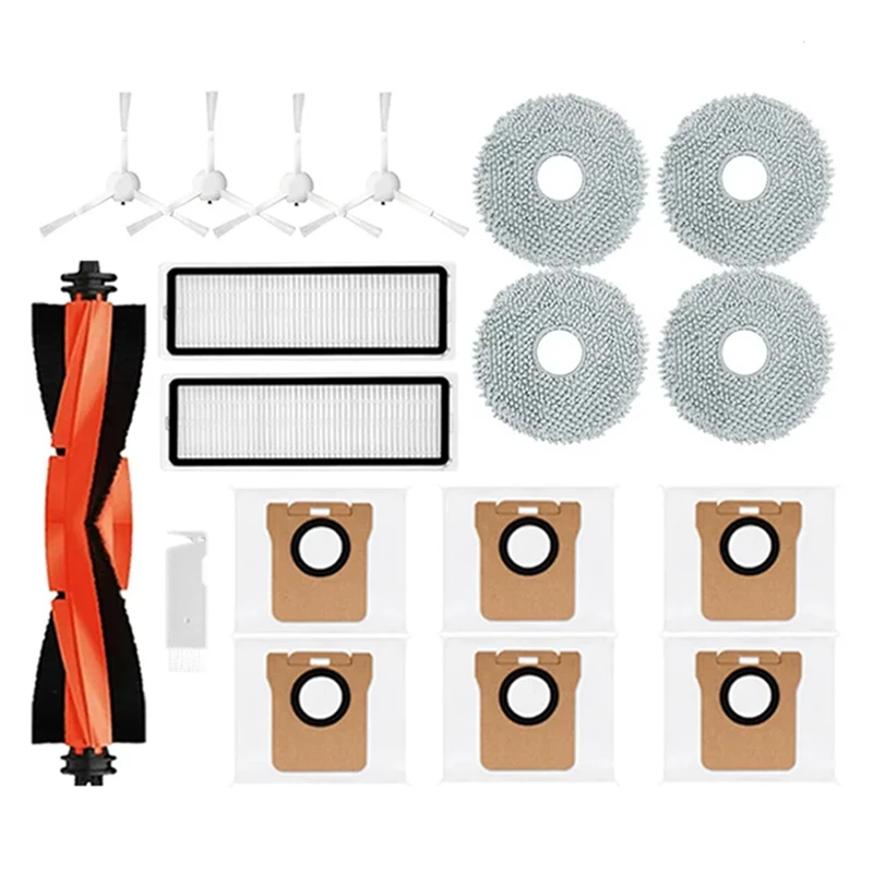 Accessoires pour aspirateur robot Xiaomi X20 + / X20 Plus, brosse latérale principale, filtre Hepa, vadrouille, gril, sac à poussière, pièces de rechange
