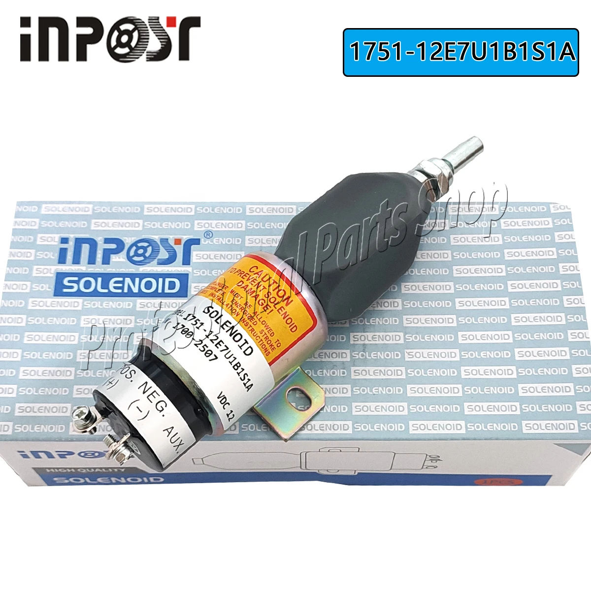 

1751-12E7U1B1S1A 12V Fuel Stop Solenoid Valve For Woodward 1700-2507 2 terminals