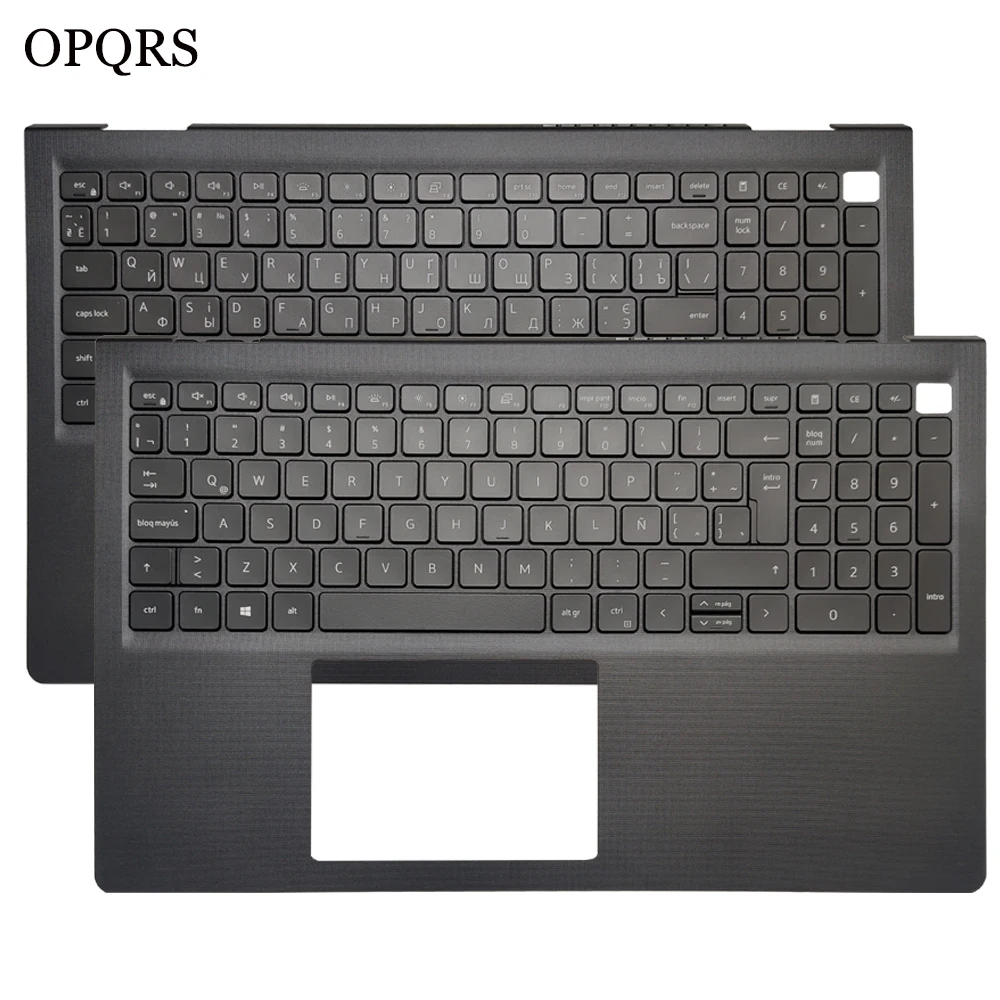 NEW For Vostro 15 3510 3511 3515 3520 3525 3530 3535 Laptop French/US/UK/Latin/Russian Keyboard Palmrest Upper Cover Case