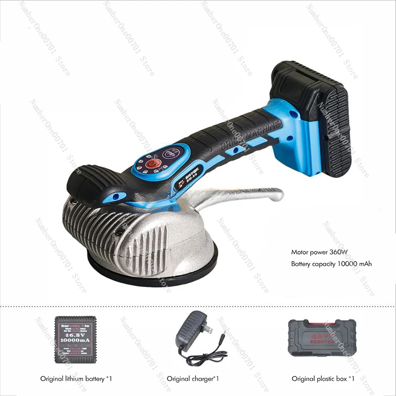 Cordless Tile Vibration Leveling Machine 10000 mAh Battery, Tiler Vibrator Tool, with 6 Speeds Adjustable for Floor, Tile