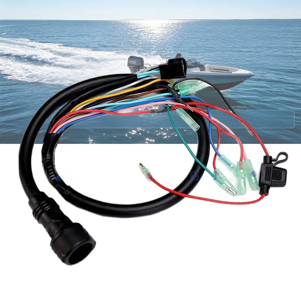 Wire Harness Assembly (10pin) for Yamaha Outboard 2T 50HP 60HP 70HP 6H2-82590 6H2-82590-13 6H2-82590-13-00