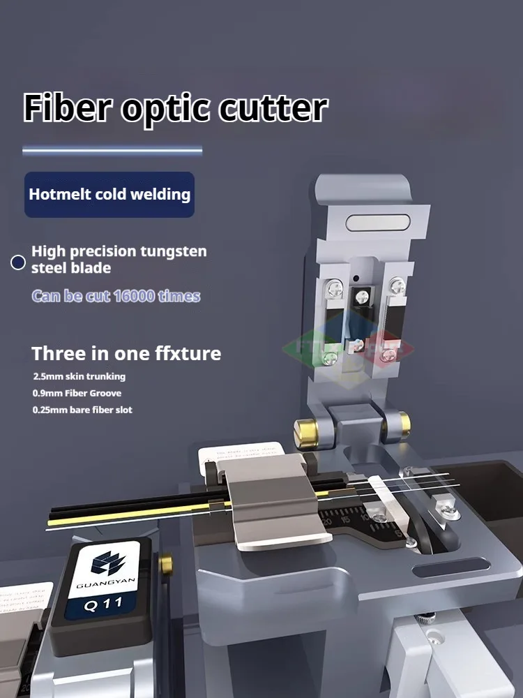 

GUANGYAN New FTTH High Precision cutting tool Q11 Optical Fiber Cleaver Cable Cutting Knife Fiber Cleaver