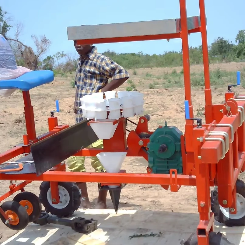 Vegetable Planter Self Propelled Seedlings Transplanting Machine Vegetable Seeding Transplanter For Sweet Potato Tomato Chili