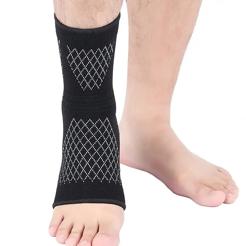 Ankle Support Brace Recovery Support Joint Sprain Protector Elastic Ankle Wrap Sleeve Foot Support Stabilizer For Cycling