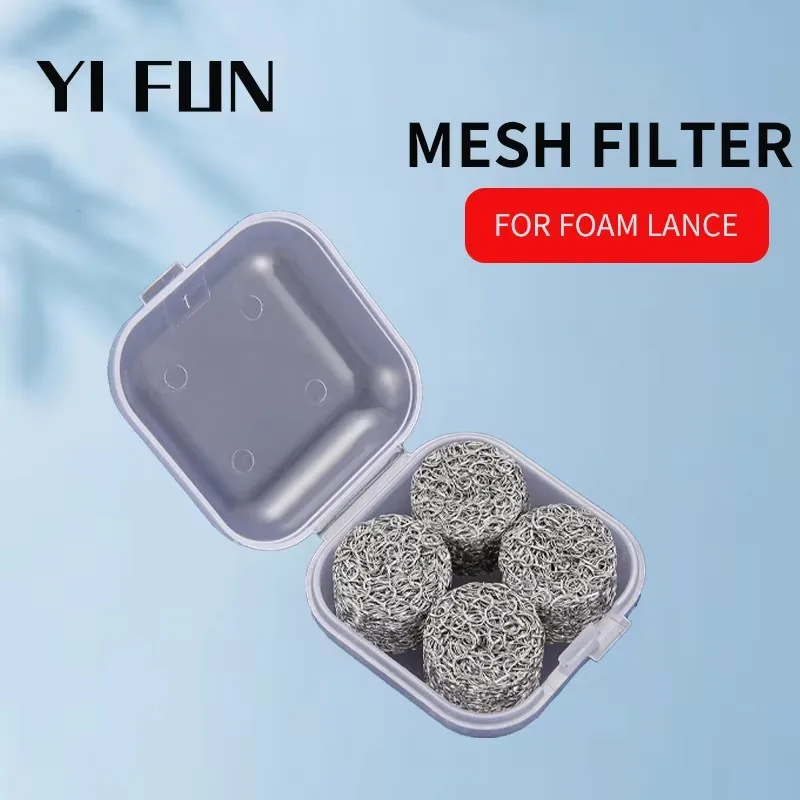 Car Wash Accessory For Foam Generation Mesh Filters For Pressure Washer Foam Lance Stainless Steel High Density Foam Tablet