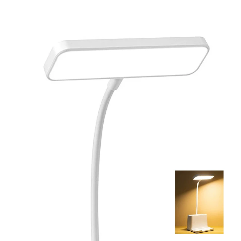 

1Pcs USB Learning Dormitory Bedroom Bedside Reading Night Light LED Desk Lamp Eye Protection Desk College Student Nightlights