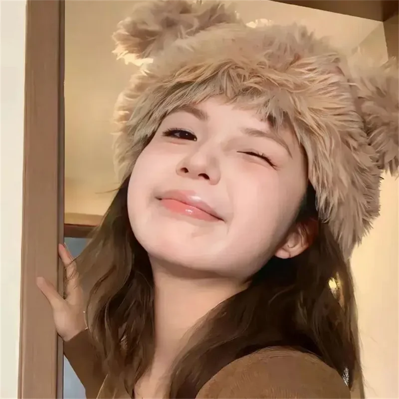 

Korean Baby Hat Winter Cute Super Cute Children's Ear Protection Cartoon Cat Ear Baby Wool Hat Wholesale