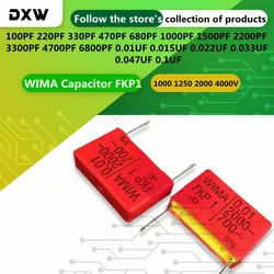 2 sztuk/partia WIMA FKP1 100 150 330 470 680 1000 2200 3300 4700 0.01 6800PF 0.015 0.033 0.068 0.047 0.1UF 630V 1000 1250 2000 4000V