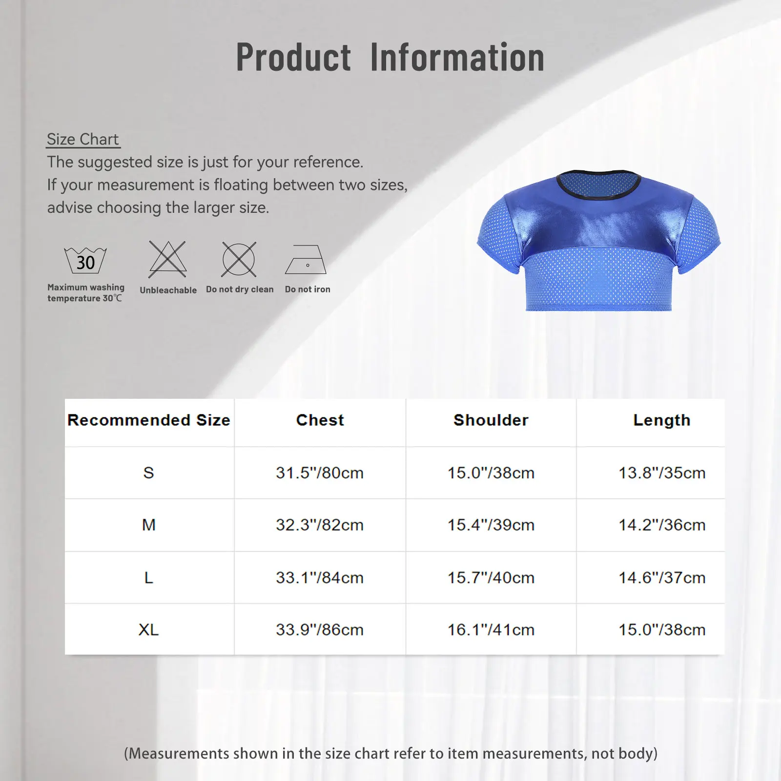 Top corto da uomo alla moda Camicette corte slim a maniche corte in mesh traspirante lucido metallizzato per la festa di ballo del club