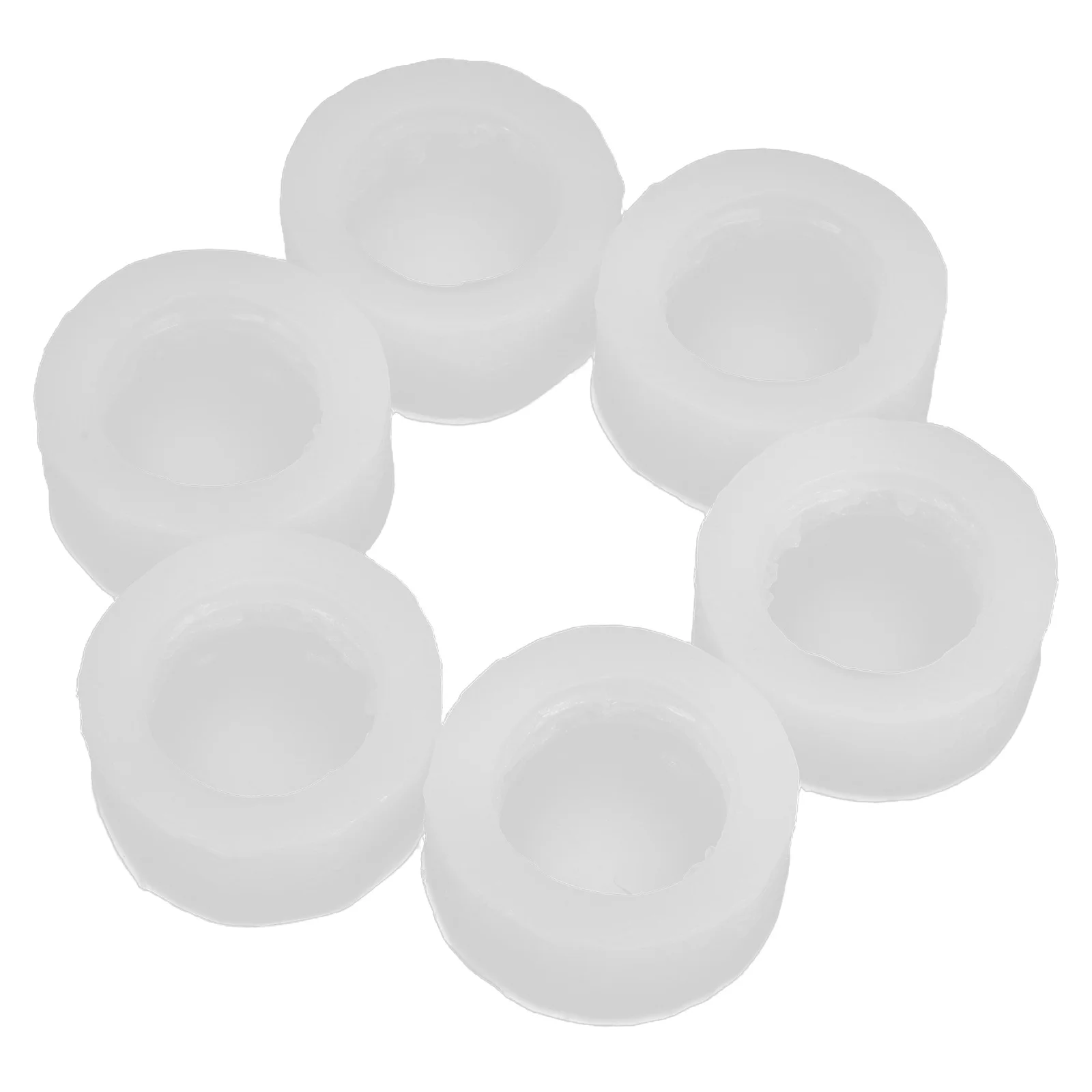 

6Pcs Silicone Macaron Mold Reusable Non-Stick Baking Molds for DIY Cake Candy Chocolate Soap Party Use